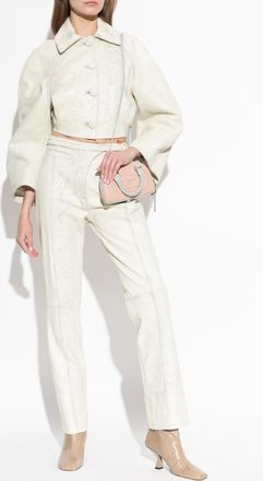 Diesel L-CROC Trousers, Womens, White