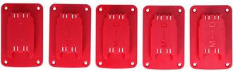 OEM Soporte De Montaje Para Bater&iacute;a Milwaukee De 5 Piezas, Estante De Almacenamiento Para Herramientas El&eacute;ctricas