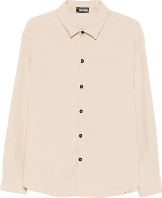 Imperial long-sleeve shirt - men - Fabric - L - Neutrals