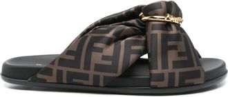 Fendi Dames, Schoenen, Bruin, Maat: 37 1/2 EU