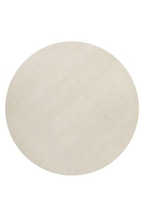 Wecon Home Alfombra redonda crudo tuftado a mano lisa 180 rd