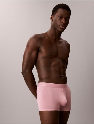 Calvin Klein Mens Ultra Soft Modal Trunk - Pink - XL