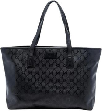 Gucci Pre-owned Tote Bags, unisex, Black, Size: ONE SIZE Pre-owned Tote Bag