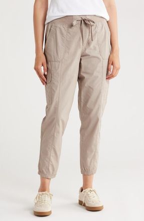 Calvin Klein Cargo Joggers in Moonrock at Nordstrom Rack, Size Large