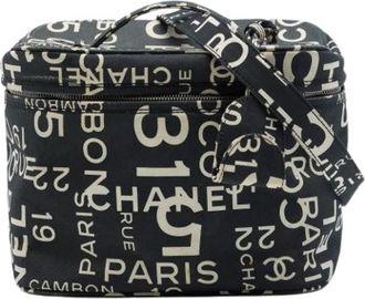 Chanel Pre-owned Vanity Case Bag - Dames - Vintage Handtas - Zwart - ONE Size - Vintage