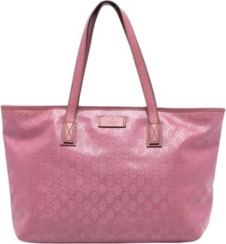 Gucci Pre-owned Tote Bags, female, Pink, Size: ONE SIZE Pre-owned Tote Bag