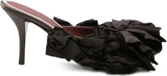 Magda Butrym sandalen met bloemenapplicaties