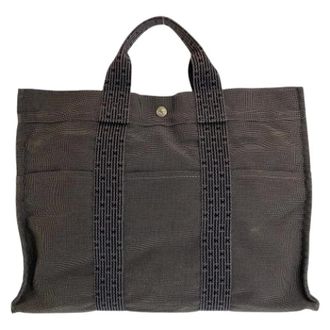 Herm&egrave;s Vintage, unisex, Grijs, ONE Size, Pre-owned Vintage Tote Bag