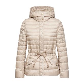 Moncler Dames, Jassen, Beige, Maat: XL Nylon