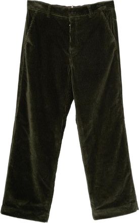 Moncler Corduroy Logo-patch Trousers
