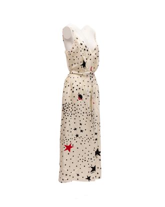 Valentino Garavani Star-Print Dress - Cream