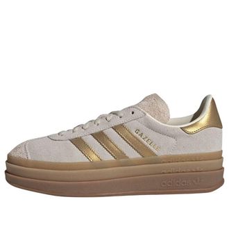 adidas (WMNS) adidas Gazelle Bold Cream White Brown Desert IH6781