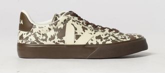 Veja Campo Leather Low-Top Sneakers with Animalier Logo