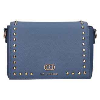 La Carrie Tassen, Dames, Blauw, ONE Size, Leer, Frivolous Lucy Tas