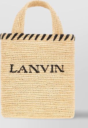 Lanvin na lamb leather beach bag