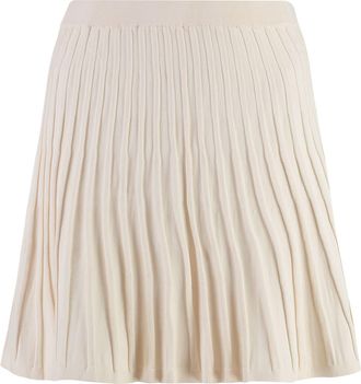 Yves Salomon Knitted Mini Skirt