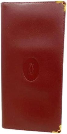 Cartier Pre-owned Portafoglio lungo (bi-fold) - - Pre-owned - Donna - Rosso - ONE SIZE