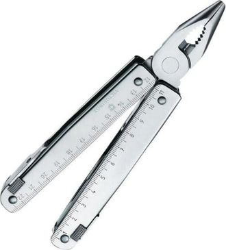Victorinox by Swiss Army Swisstool X Plus 39 Funciones Con Estuche De Cuero Plateado V-3 03 V3 03 03 03 38 L L Victo - Victorinox