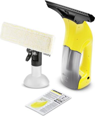 Karcher Lavavetri a batteria wv 1 Plus - Serbatoio acqua sporca: 100 ml - Autonomia: 25 min - Tempo di ricarica della batteria: 150 min - Karcher