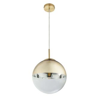 Globo Lighting L&aacute;mpara Colgante - Varus - Dorado - Vidrio - &Oslash; 25cm - E27 - Globo