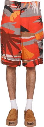 Palm Angels Multicolor Printed Shorts
