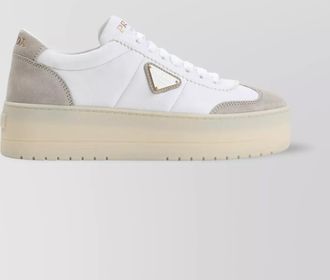 Prada urban lamb leather sneakers