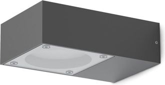 Ideal Lux Sirio Outdoor Wall Down Lamp Black IP65 - Ideal Lux