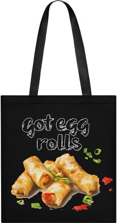 Generic Got Egg Rolls Tote Bag for Women Men Shoulder Bags Purses Pouch Handbags