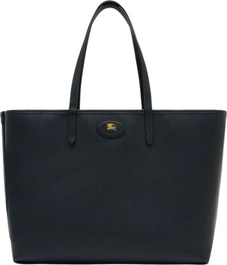 Burberry Tote Bags, female, Black, Size: ONE SIZE LL Medium Reversible Shopper Bag