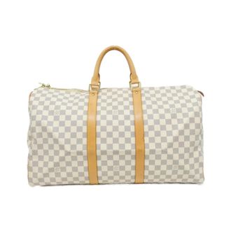 Louis Vuitton Damier Azur Azur Coated Canvas Boston Bag (Pre-Owned)