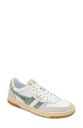 Gola Hawk Sneaker in White/green Mist/gld at Nordstrom, Size 6