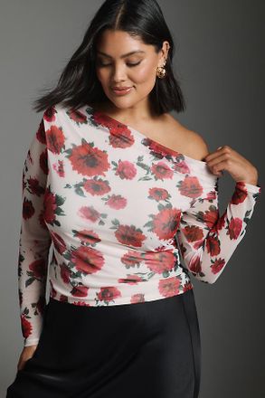 AFRM Barry Long-Sleeve Mesh Top