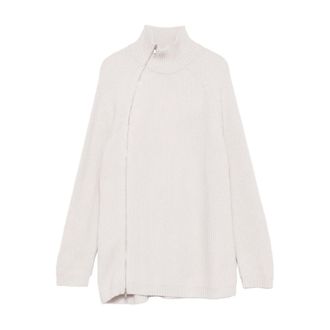 Alpha Studio Dames, Truien, Wit, Maat: XS Wol