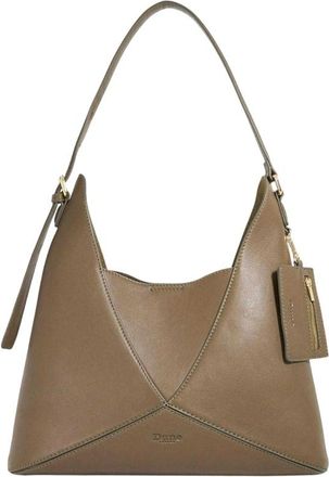 Dune London Lo Dinidearest Leren Schoudertas (Khaki Groen)