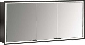 Emco Prime Armario Con Espejo Iluminado, 1400 Mm, 2 Puertas, - Emco