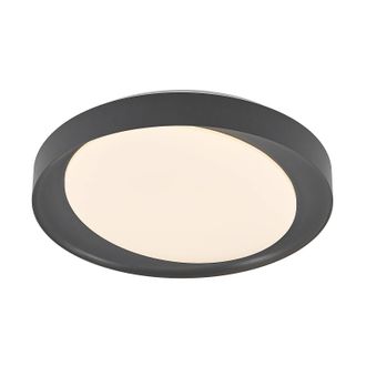 Lindby L&aacute;mpara De Techo Led alyano En Gris Pl&aacute;stico - Lindby
