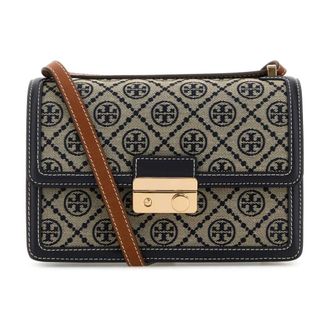 Tory Burch Bolso bandolera T Monogram - Bags - Mujer - Azul - ONE SIZE