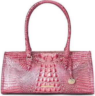 Brahmin Sophia Satchel Womens Handbags French Rose, Leather