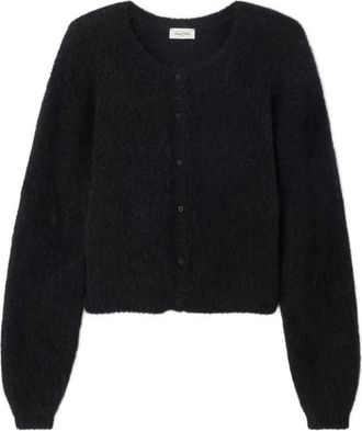 American Vintage Cardigan Niby girocollo - Nero