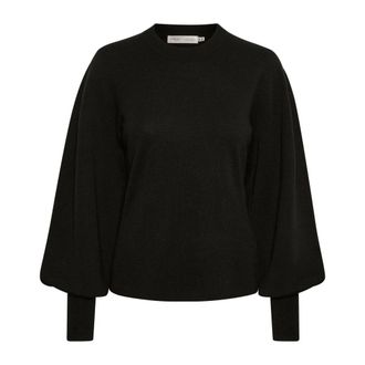 Inwear Sammy IW Pullover 30106080 - Dames - Ronde hals truien - Zwart - 2XS - Polyester - Truien & Vesten