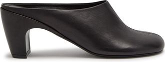 Dries Van Noten 65 Round-toe Leather Pumps - Black