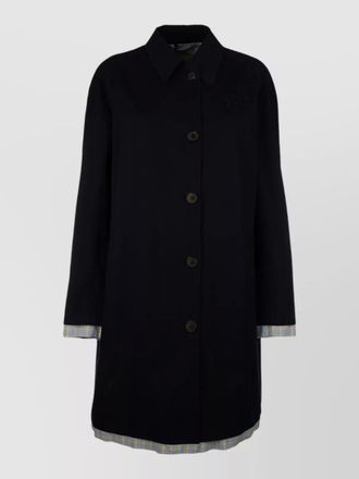 Miu Miu longline jacket featuring buttoned cuffs detail