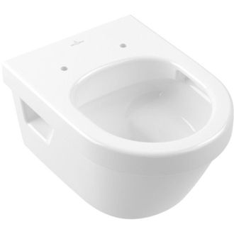 Villeroy & Boch Architectura, Inodoro Washdown, 350 X 480 Mm, Redondo, Directflush, Modelo Colgante, Salida Horizontal, Porcel&aacute;nico Sanitario Blanco Antibac Ceramicpl