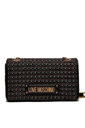 Love Moschino Womens jc4242pp0i Shoulder Bag, Black, 24X15X7