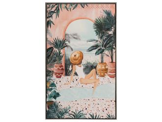 Schubiger M&ouml;bel Bild Mediterrane Badenixe in Weiss