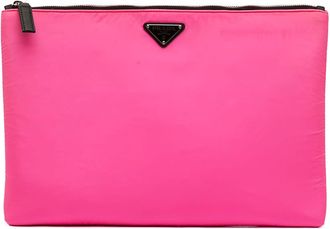 Prada Pre-owned Prada Tessuto Padded Zip Clutch Ladies PI32ETJISMN99V51
