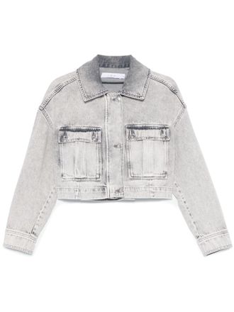 Iro Alessio denim jacket - women - Cotton - 40 - Grey