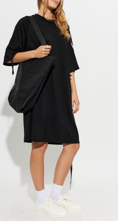 Yohji Yamamoto Wool Dress, Womens, Black