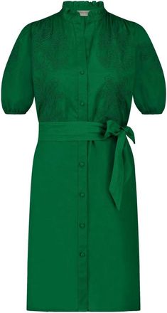 Fab By Fabienne Chapot Fabienne Chapot, Dames, Jurken, Groen, Maat: XL Katoen