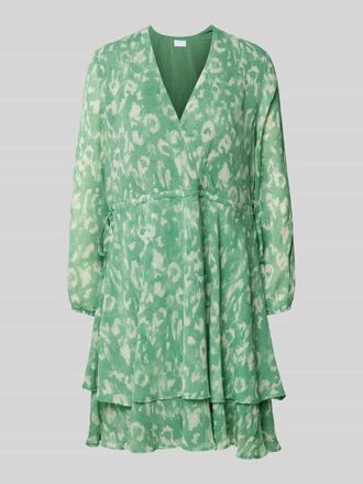 Jake*s Knielanges Kleid in Wickel-Optik in Gruen, Gr&ouml;&szlig;e 32